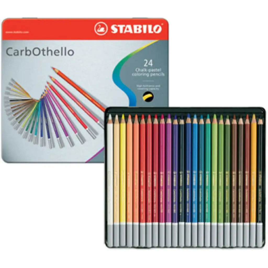 Stabilo: CarbOthello 24er-Set in Metallbox