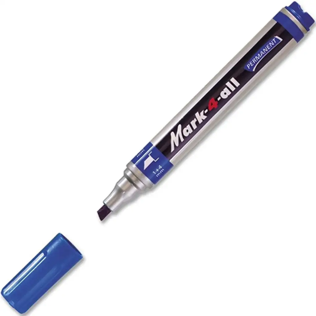 Stabilo: Mark-4-All Keilspitze Permanentmarker in Blau kép 2