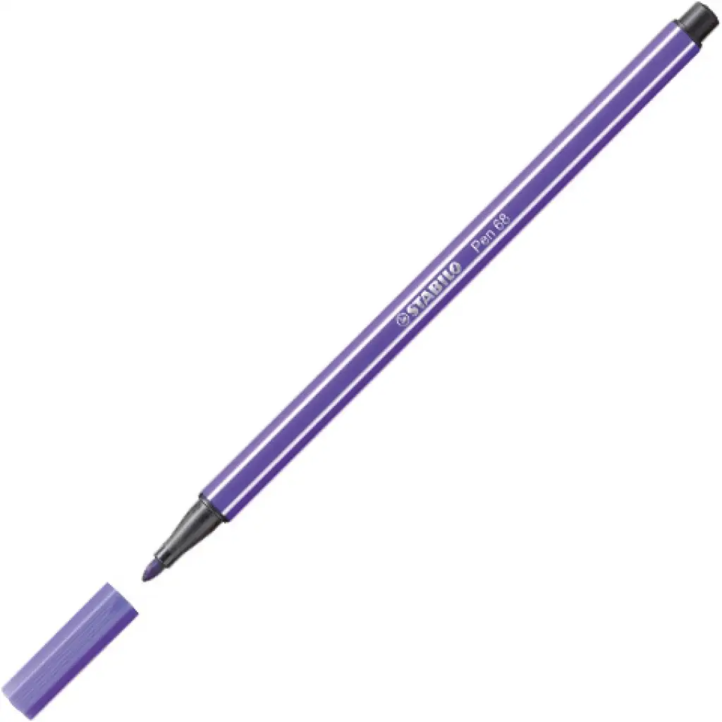 Stabilo: Pen 68 violetter Filzstift