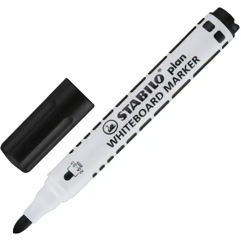 Stabilo: Plan WhiteBoard Marker Tafelstift in Schwarz kép 2