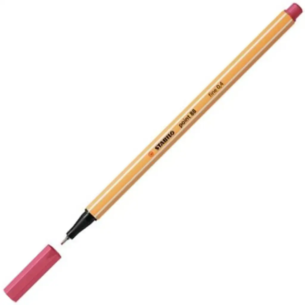 Stabilo: Point 88 Fineliner in Erdbeerfarbe