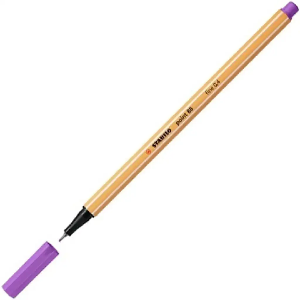 Stabilo: Point 88 Fineliner in Pflaumenfarbe