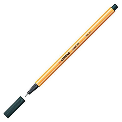 Stabilo: Point 88 olivgrüner Fineliner 0,4mm