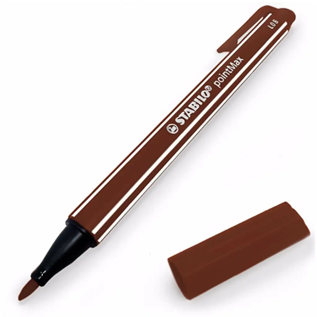 Stabilo: PointMax brauner Filzstift "M" 1,8mm