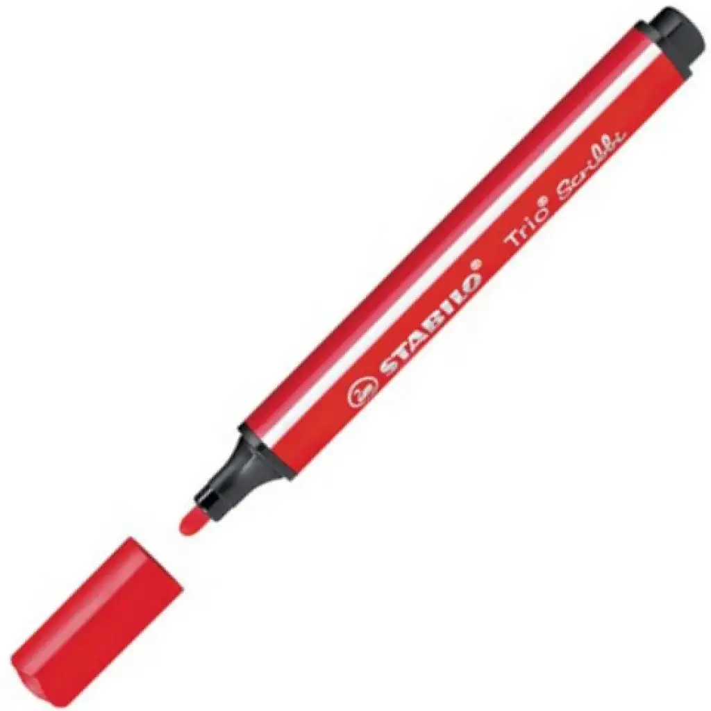 Stabilo: Trio Scribble dreieckiger Filzstift in Rot kép 2