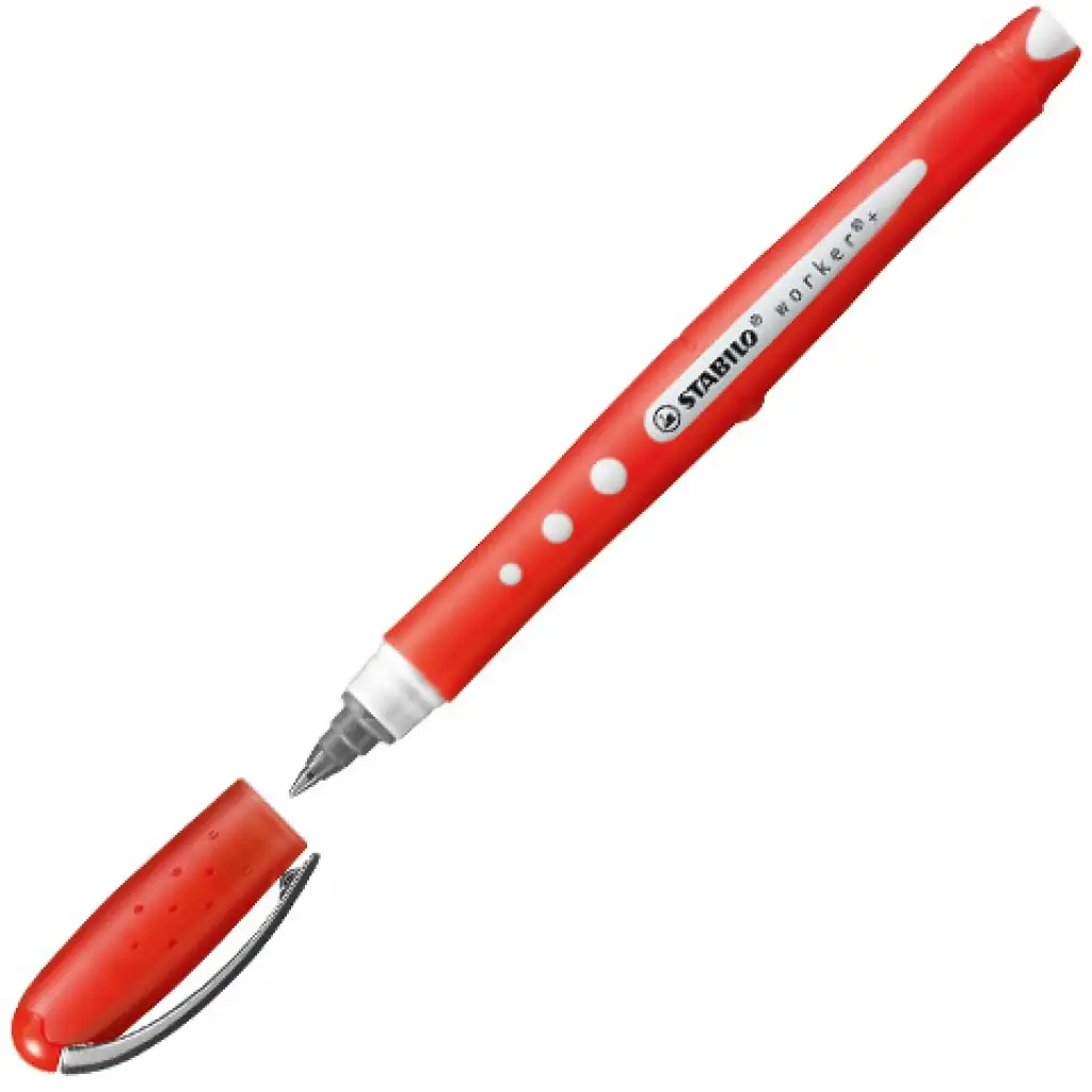Stabilo: Worker+ Colorful roter Rollerball 0,5mm