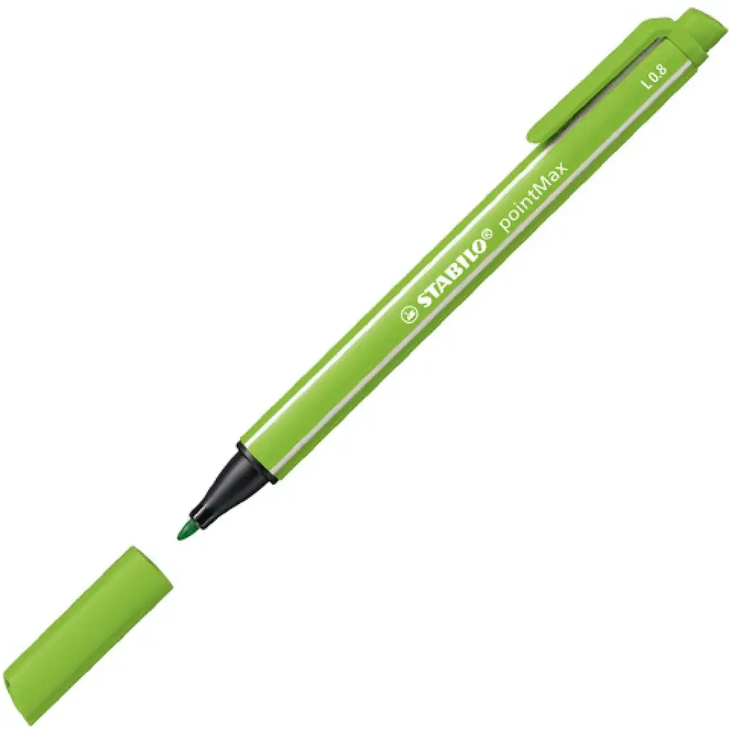 Stabilo: pointMax Filzstift in Hellgrün M 0,8mm kép 2