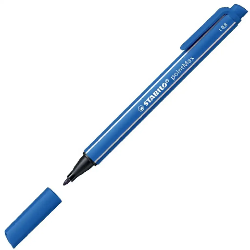 Stabilo: pointMax Filzstift in Meeresblau 0,8mm kép 2