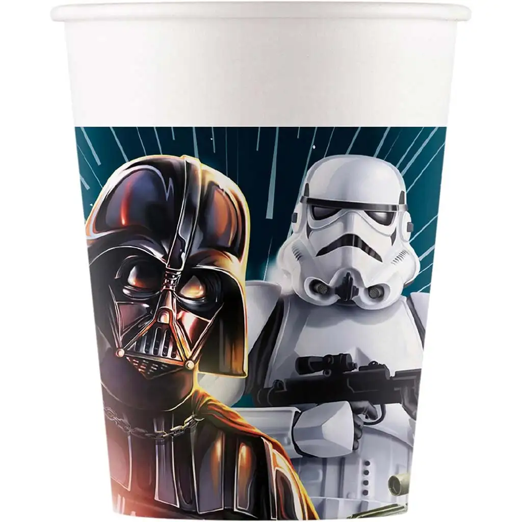 Star Wars 8-teiliges Pappbecher-Set 200ml