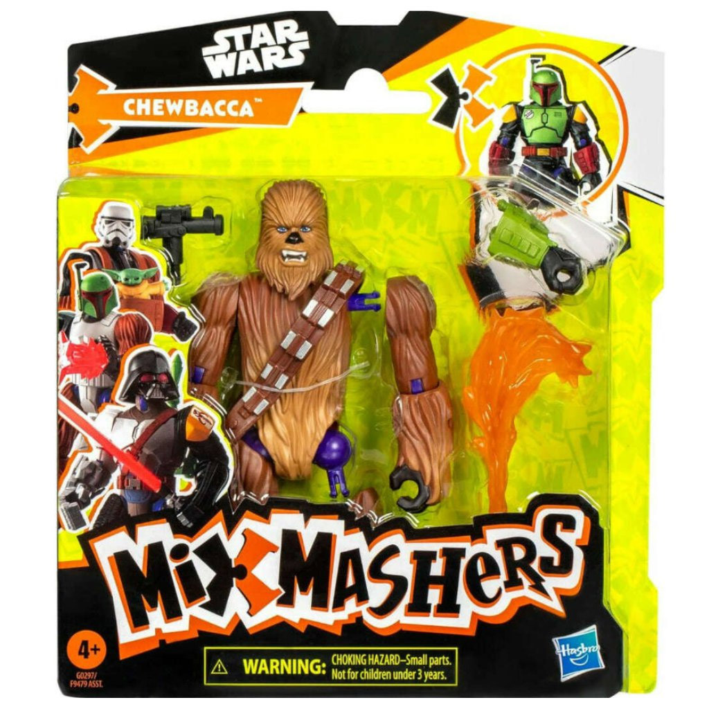 Star Wars: Mix Mashers Chewbacca Figuren-Set mit Zubehör – Hasbro