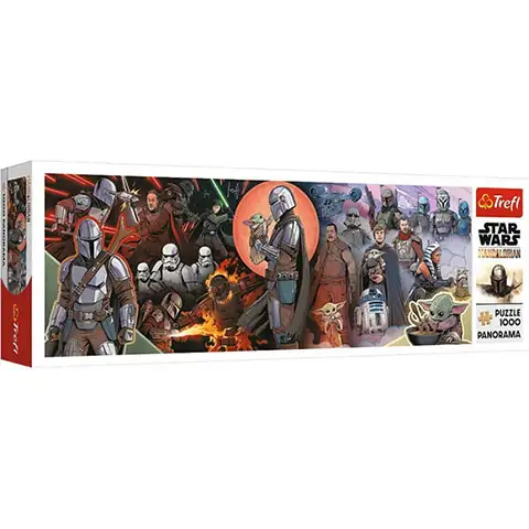 Star Wars: The Mandalorian Panorama-Puzzle 1000 Teile - Trefl
