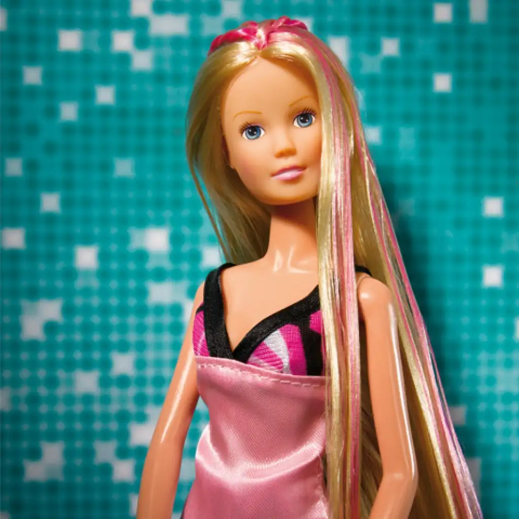 Steffi Love: Puppe mit extra langem Haar kép 4