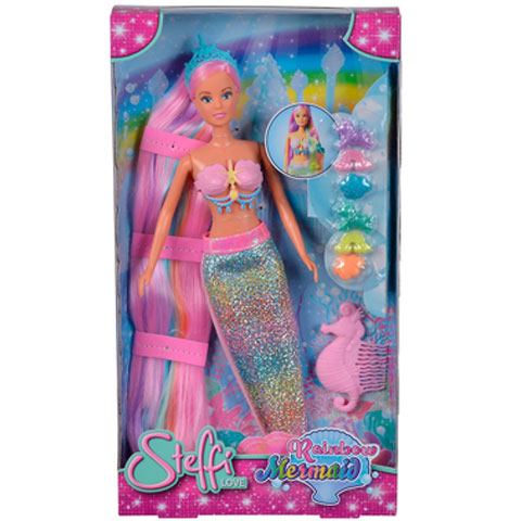 Steffi Love: Regenbogen Meerjungfrauenpuppe - Simba Toys