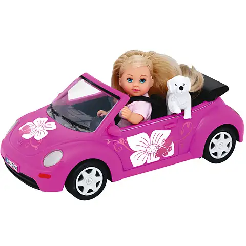 Steffi Love Évi + Volkswagen Beetle - Simba Toys kép 2