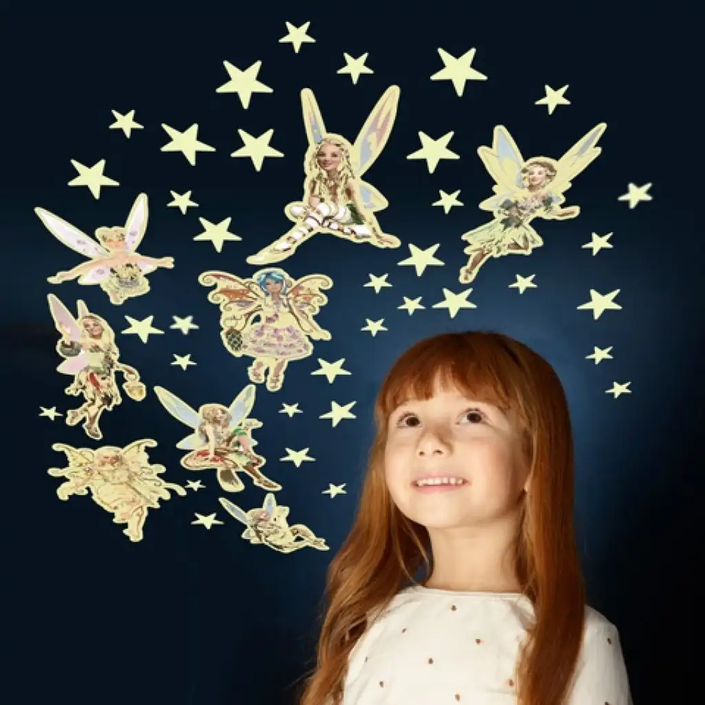 Sterne und Feen phosphoreszierendes Aufkleberpaket kép 2
