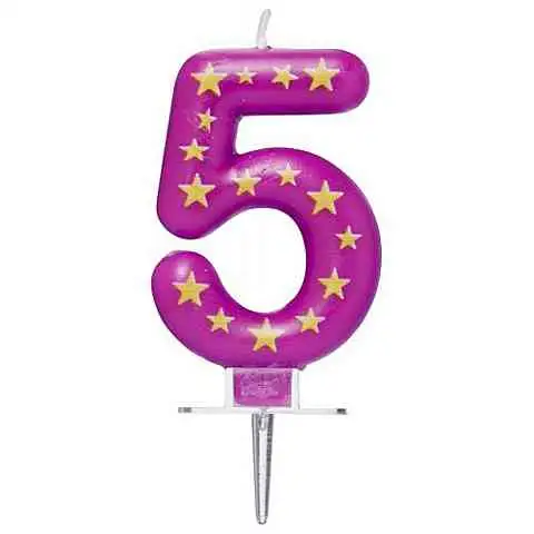 Sternen-Zahlenkerze 5 kép 2