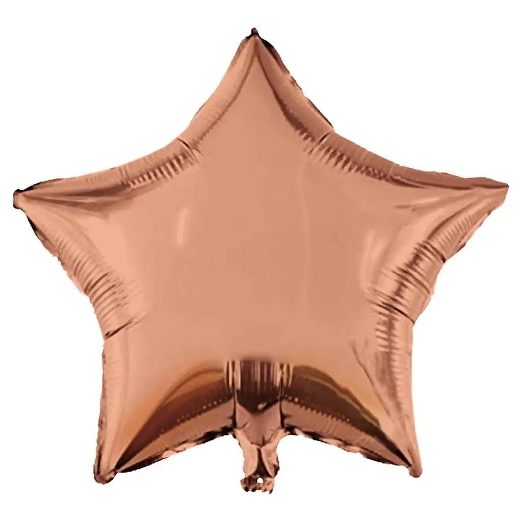 Sternförmiger Folienballon – Roségold 46cm