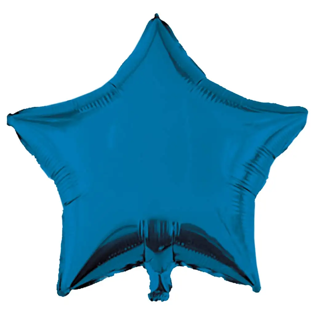 Sternförmiger Folienballon – blau 46cm
