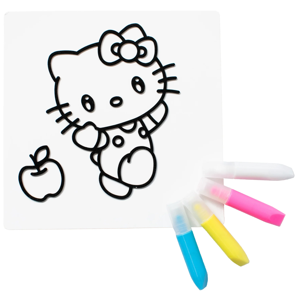 Sticker Art: Hello Kitty ausmalbares Sticker-Set, verschiedene Ausführungen, 1 Stück – Comansi kép 5
