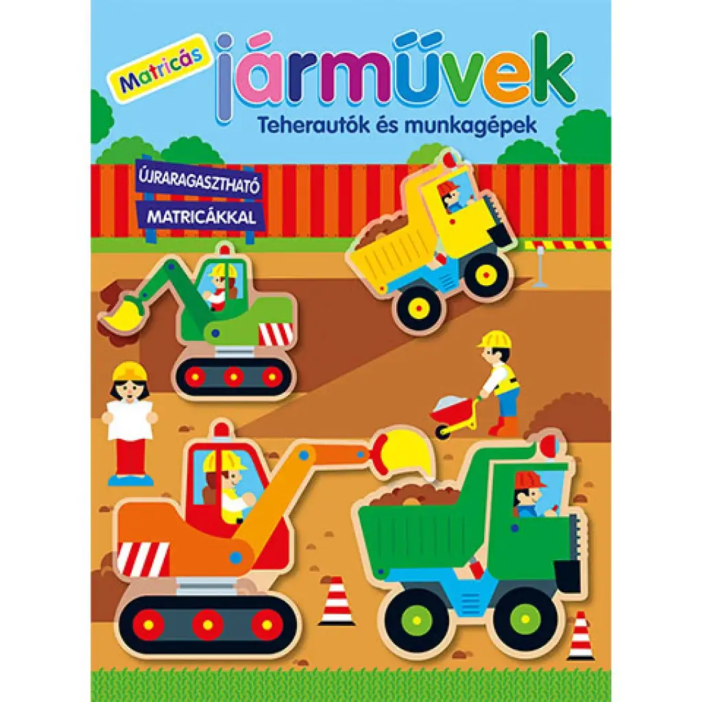 Stickerfahrzeuge - LKWs und Arbeitsmaschinen Stickerheft