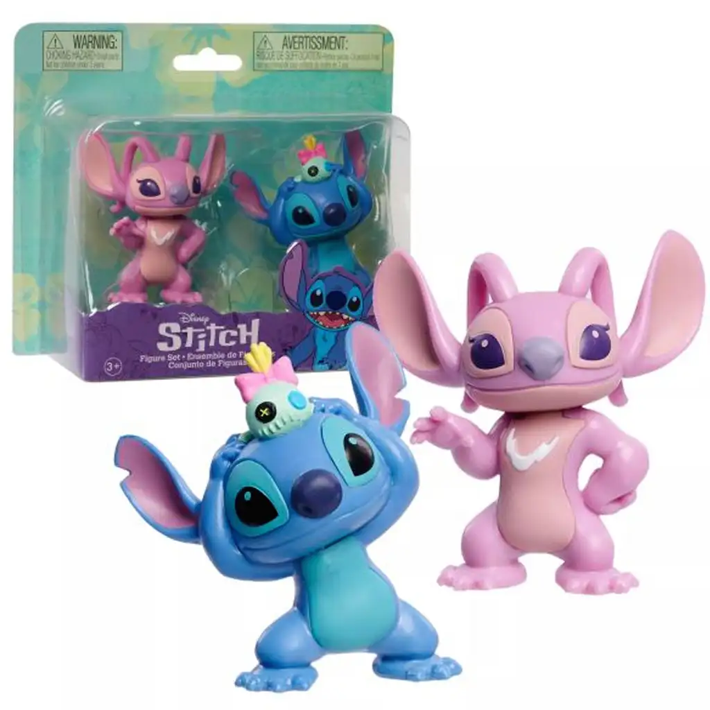 Stitch und Angel 2er-Figurenset