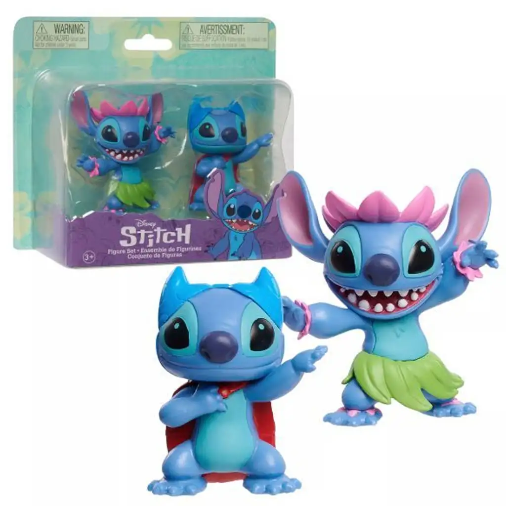 Stitch und Angel: Hula-Tanz 2er-Figurenset kép 1