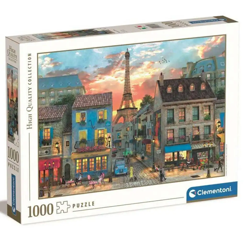 Straßen von Paris HQC 1000-teilige Puzzle - Clementoni