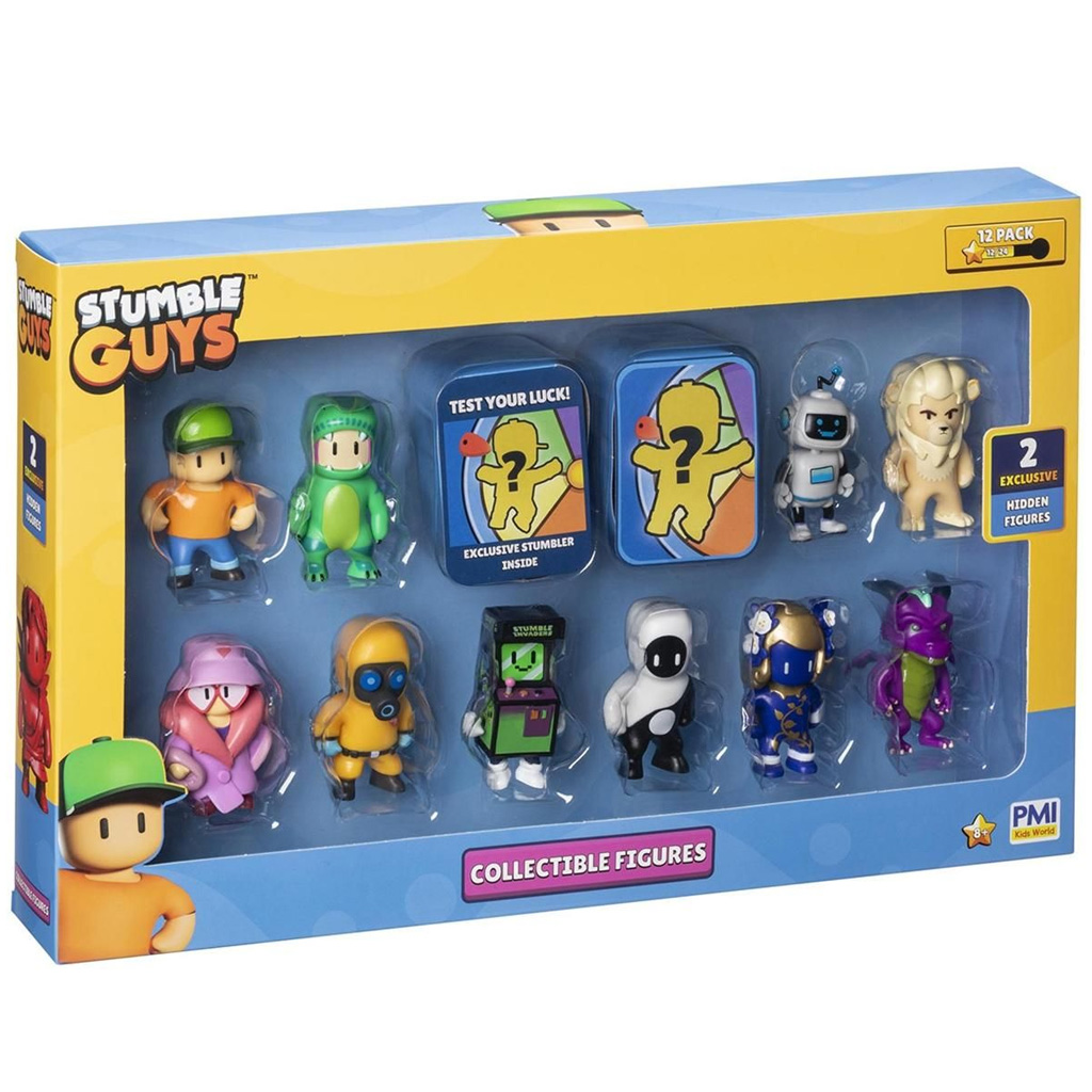 Stumble Guys 12-teiliges Mini-Figuren-Set, Serie 2