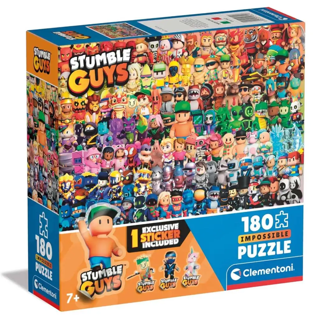 Stumble Guys 180-teiliges unmögliches Puzzle - Clementoni