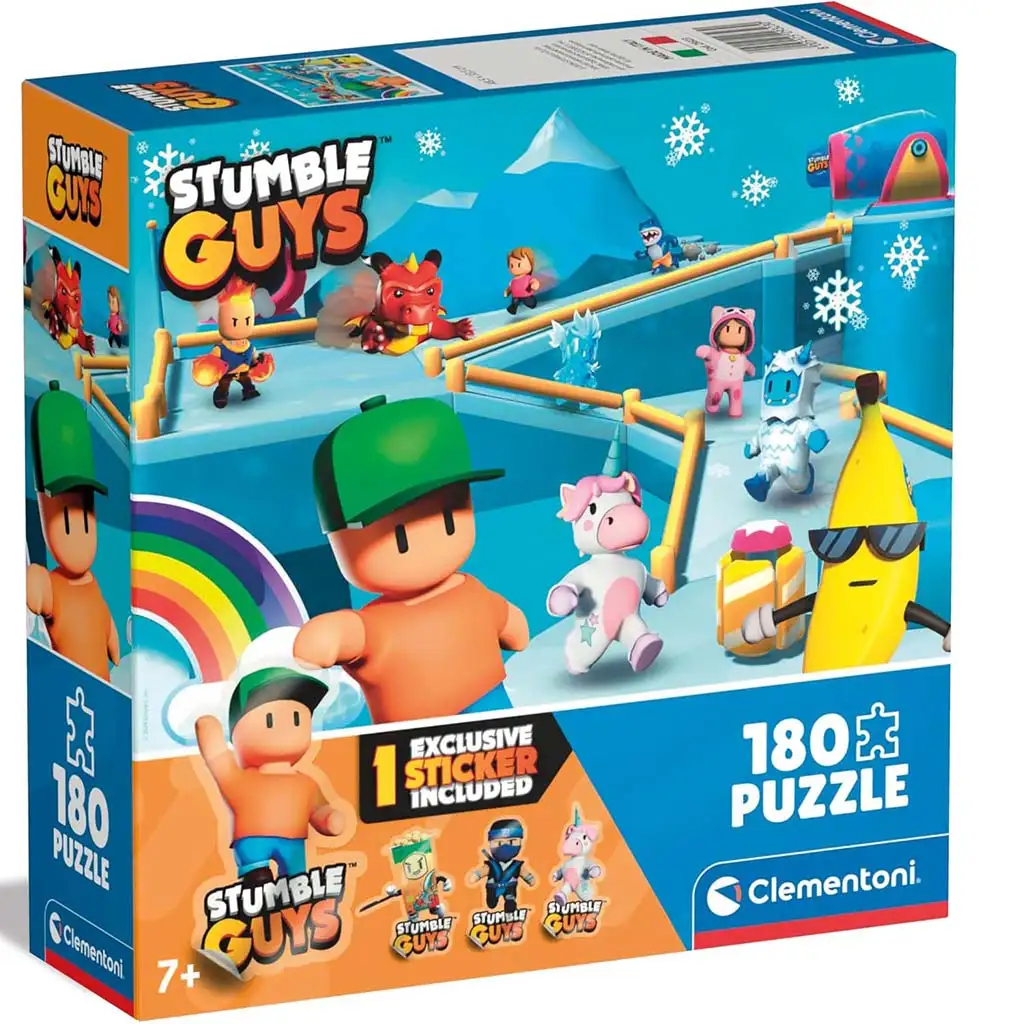 Stumble Guys Der Weg zum Sieg 180-teiliges Super-Puzzle - Clementoni