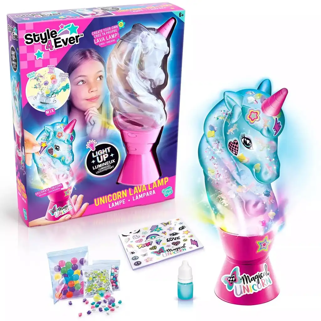 Style 4 Ever DIY Einhorn Lava-Lampe Bastelset