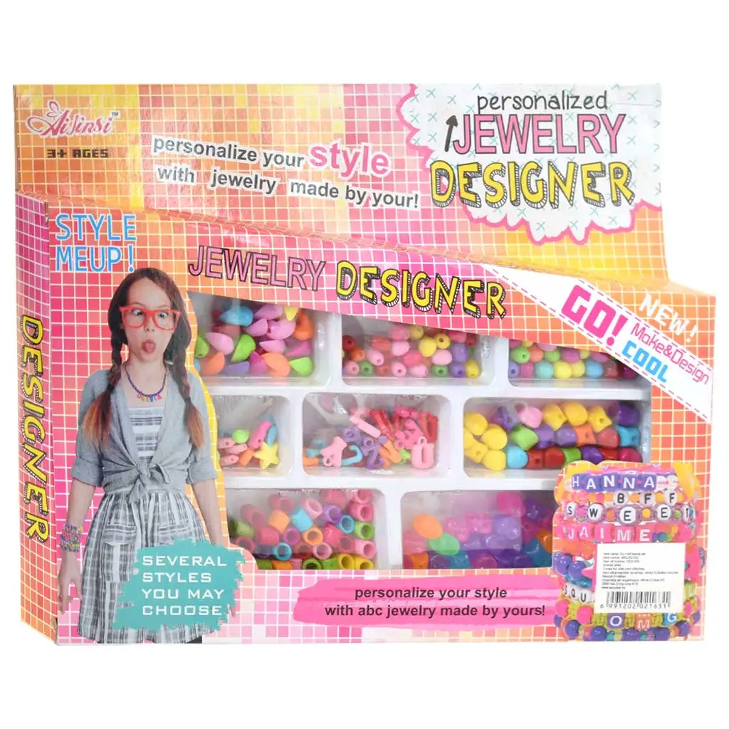 Style Me Up! Kreatives Armband- und Halsketten-Set mit bunten Perlen