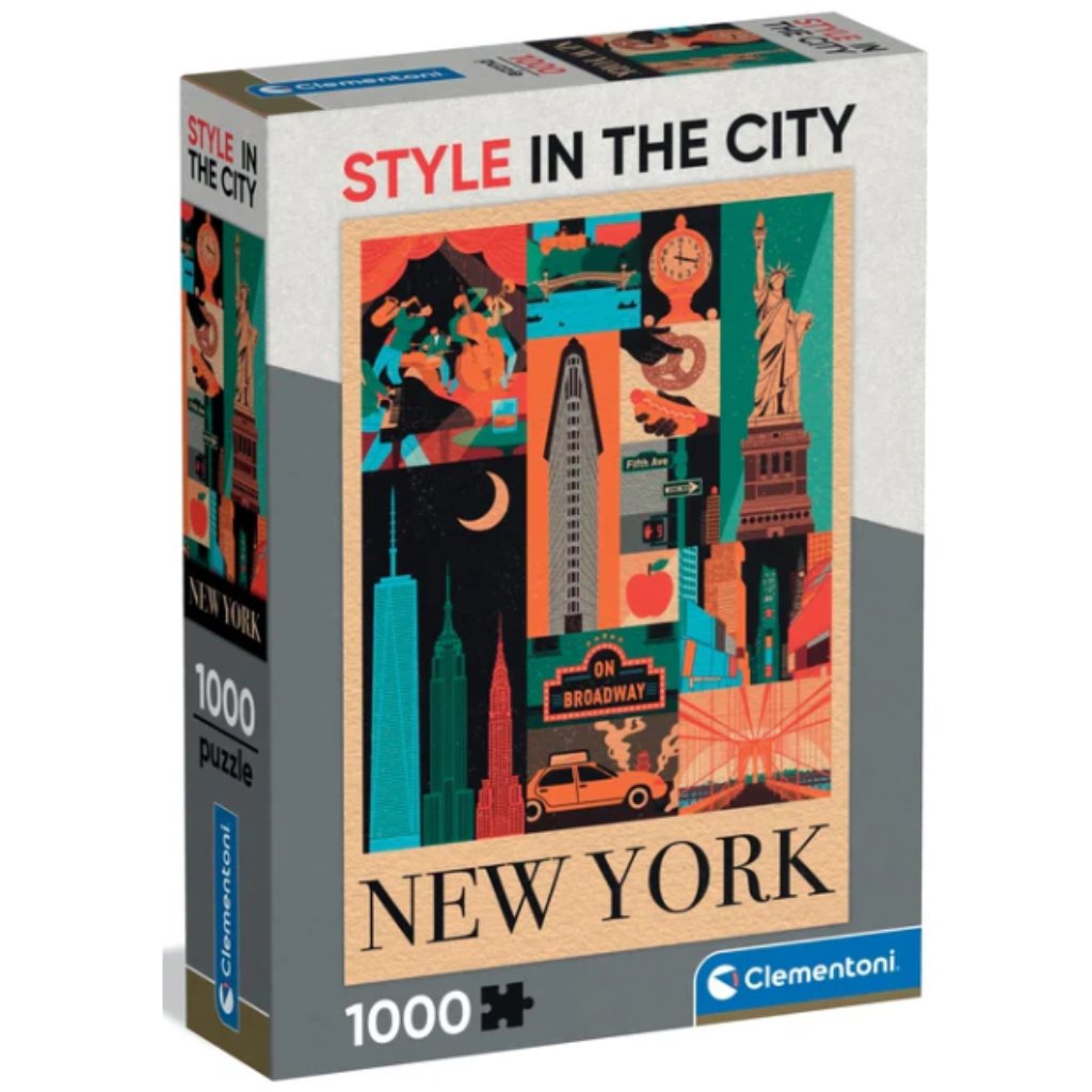 Style in the City New York Puzzle, 1000 Teile - Clementoni