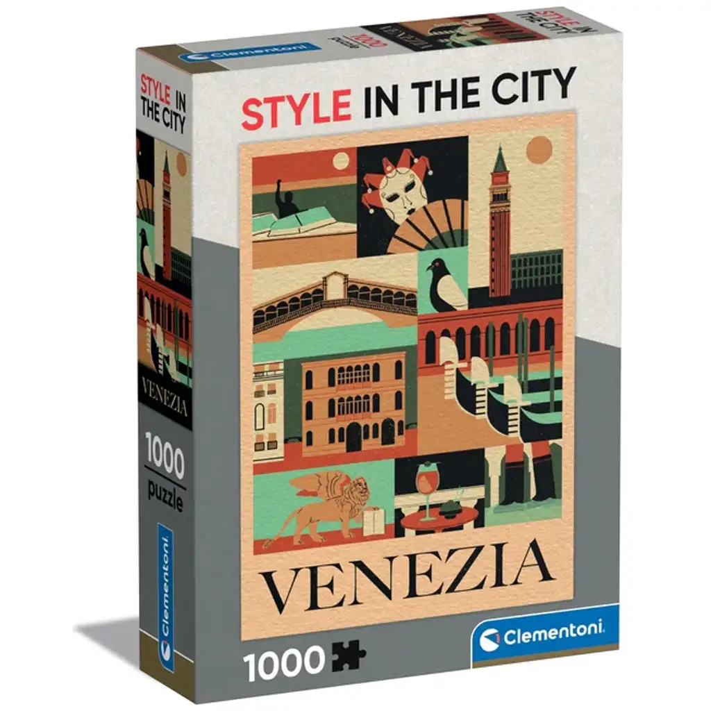 Style in the City Venedig 1000-Teile Puzzle - Clementoni