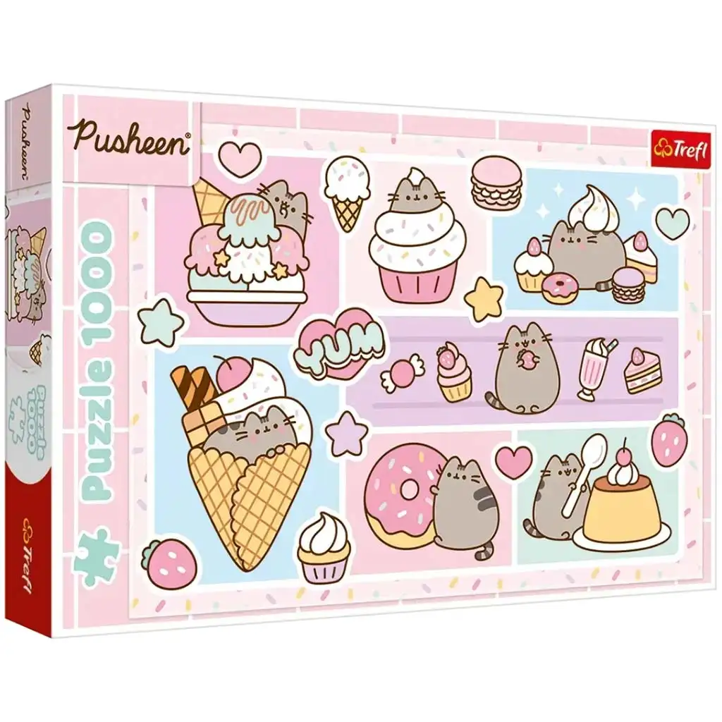 Süßer Pusheen 1000-Teile-Puzzle - Trefl kép 1