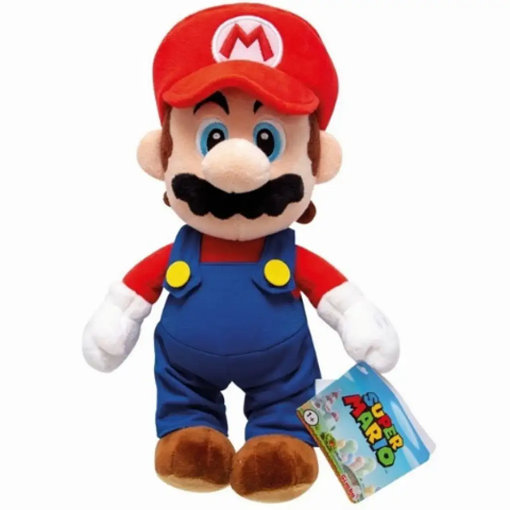 Super Mario: Mario Plüschfigur in 30 cm Größe kép 1