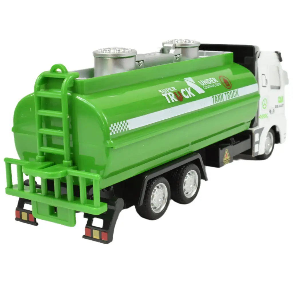 Super Truck: Tanklastwagen in grüner Farbe 20cm kép 2