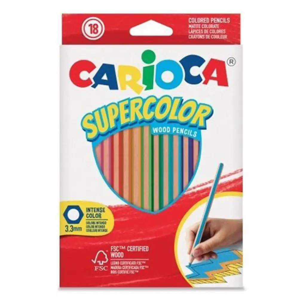 Supercolor Buntstifte 18er-Set - Carioca