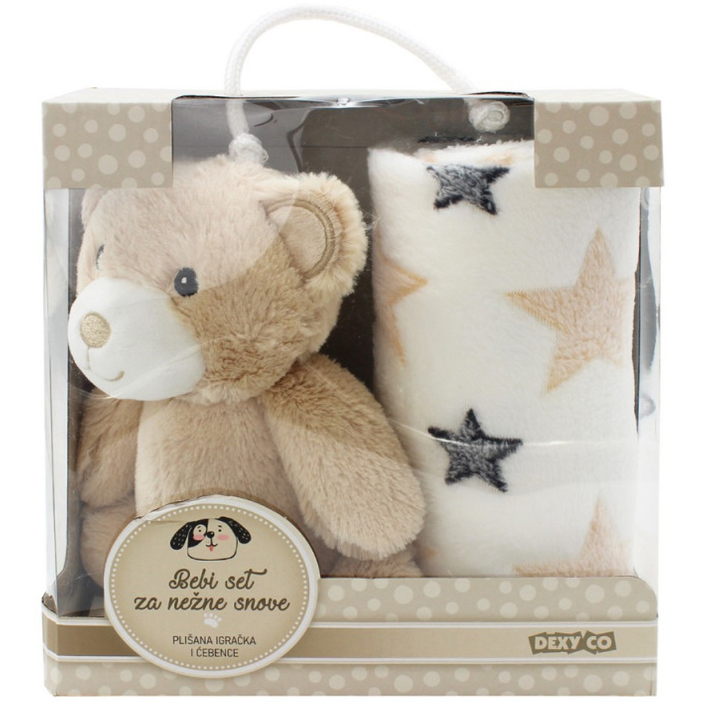 SweetDreams: Decke und Plüschbär in Braun