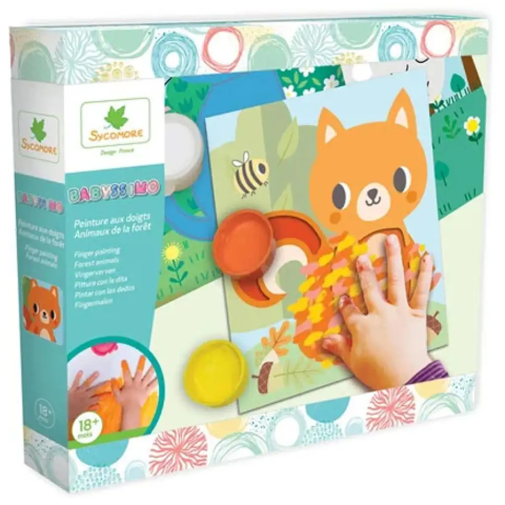 Sycomore Artissimo Fingerfarben Tiermuster