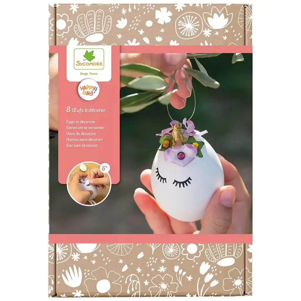 Sycomore: Kreatives Set zur Eierdekoration kép 1