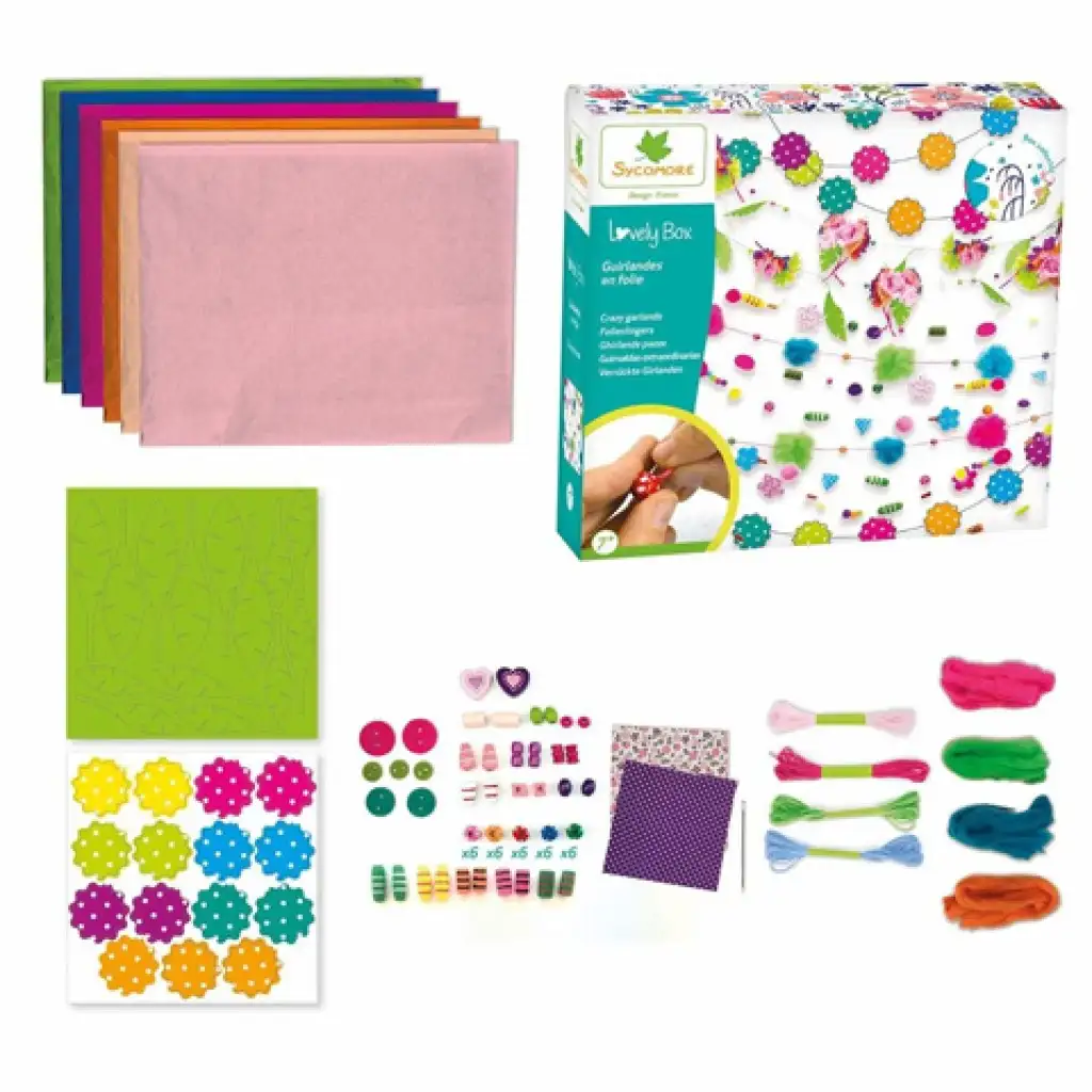 Sycomore: Liebenswerte verrückte Girlande Kreativ-Set kép 2