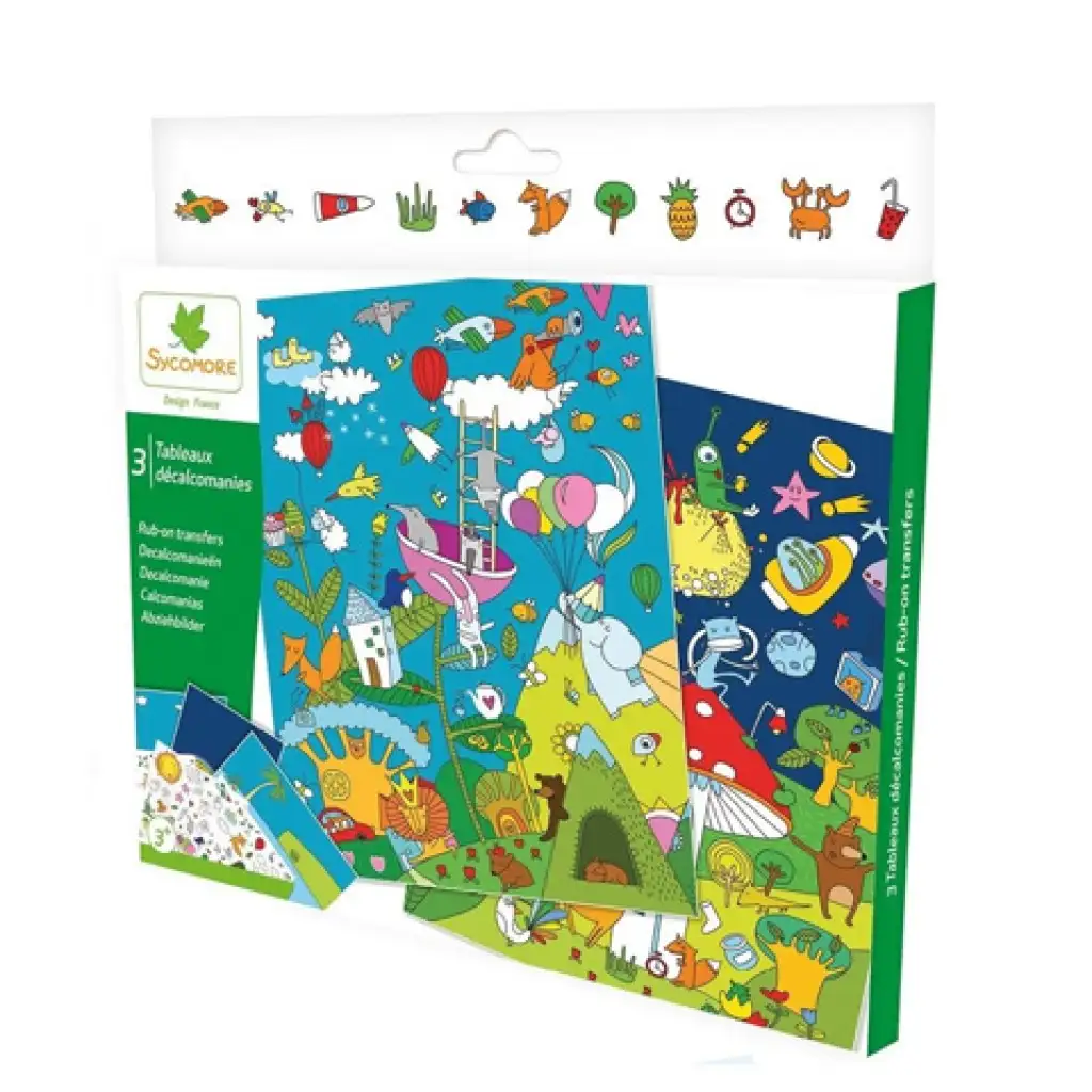 Sycomore: Sticker-Set für eine imaginäre Welt