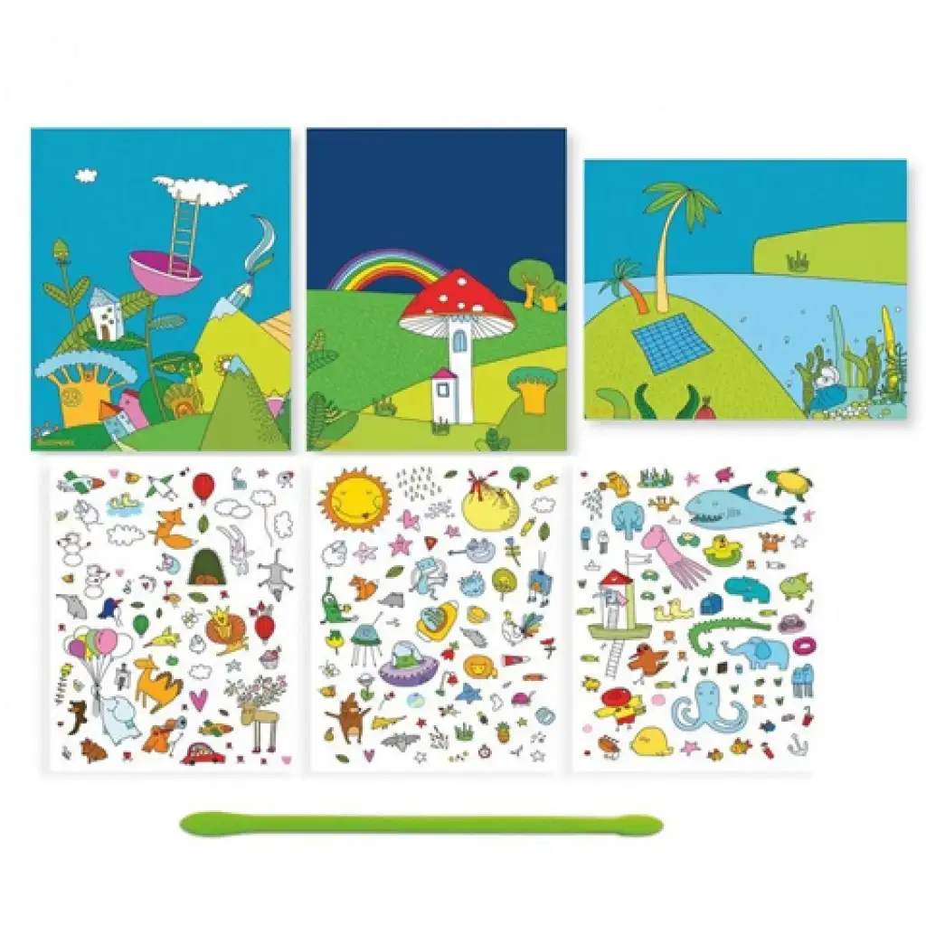 Sycomore: Sticker-Set für eine imaginäre Welt kép 2