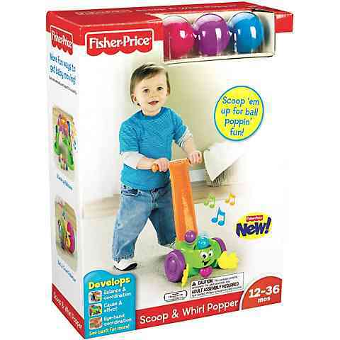 Színes labdás tili-toli járássegítő - Fisher-Price kép 1