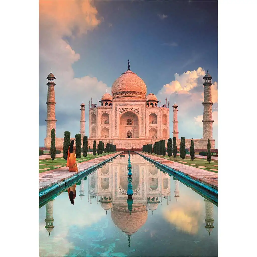 Taj Mahal 1500-teiliges HQC-Puzzle 59,5x84,5cm - Clementoni kép 2