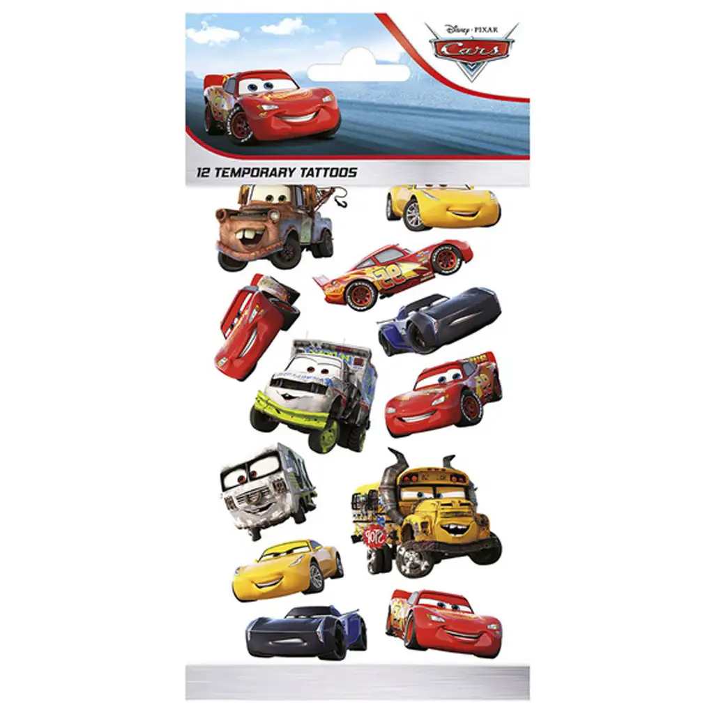 Tätowierungsset mit Cars-Motiv