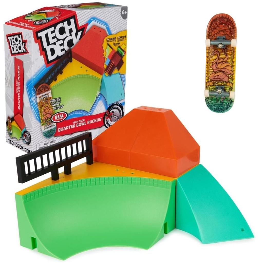 Tech Deck: X-Connect Quarter Bowl Ruckus Spielset - Spin Master