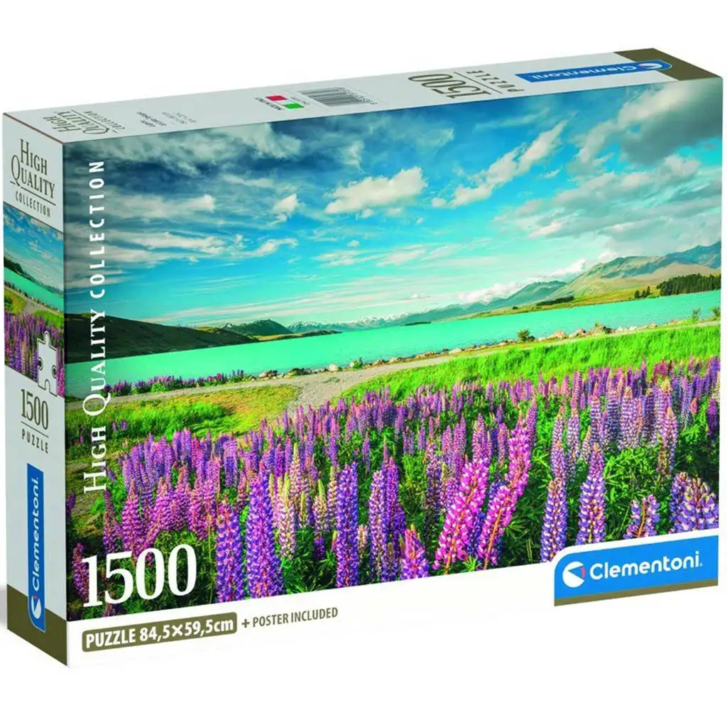 Tekapo-See Neuseeland HQC 1500 Teile Puzzle - Clementoni