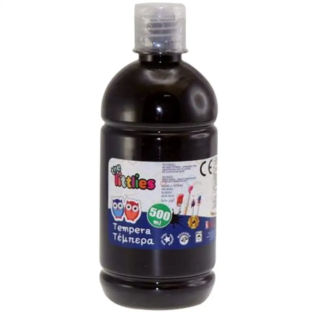Tempera in Schwarz 500ml